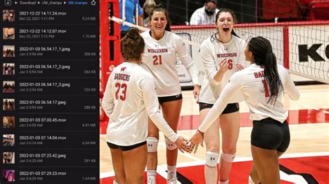 wisconsin volley ball team leak|Wisconsin volleyball team private photos leaked, being investigated